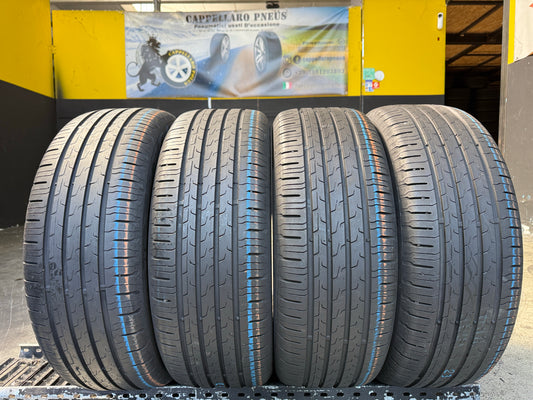 Usato: 4 Pneumatici Continental EcoContact 6 215/55R17 94V Estivi 90% residui DOT 2022