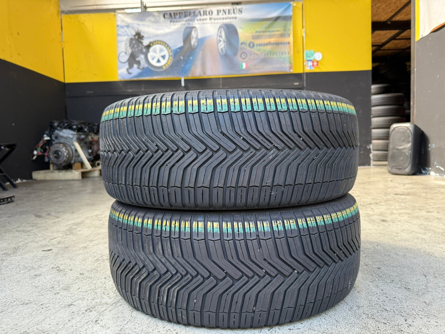 Usato: 2 Gomme 245/45R18 100Y XL Michelin 4 Stagioni 85% residui