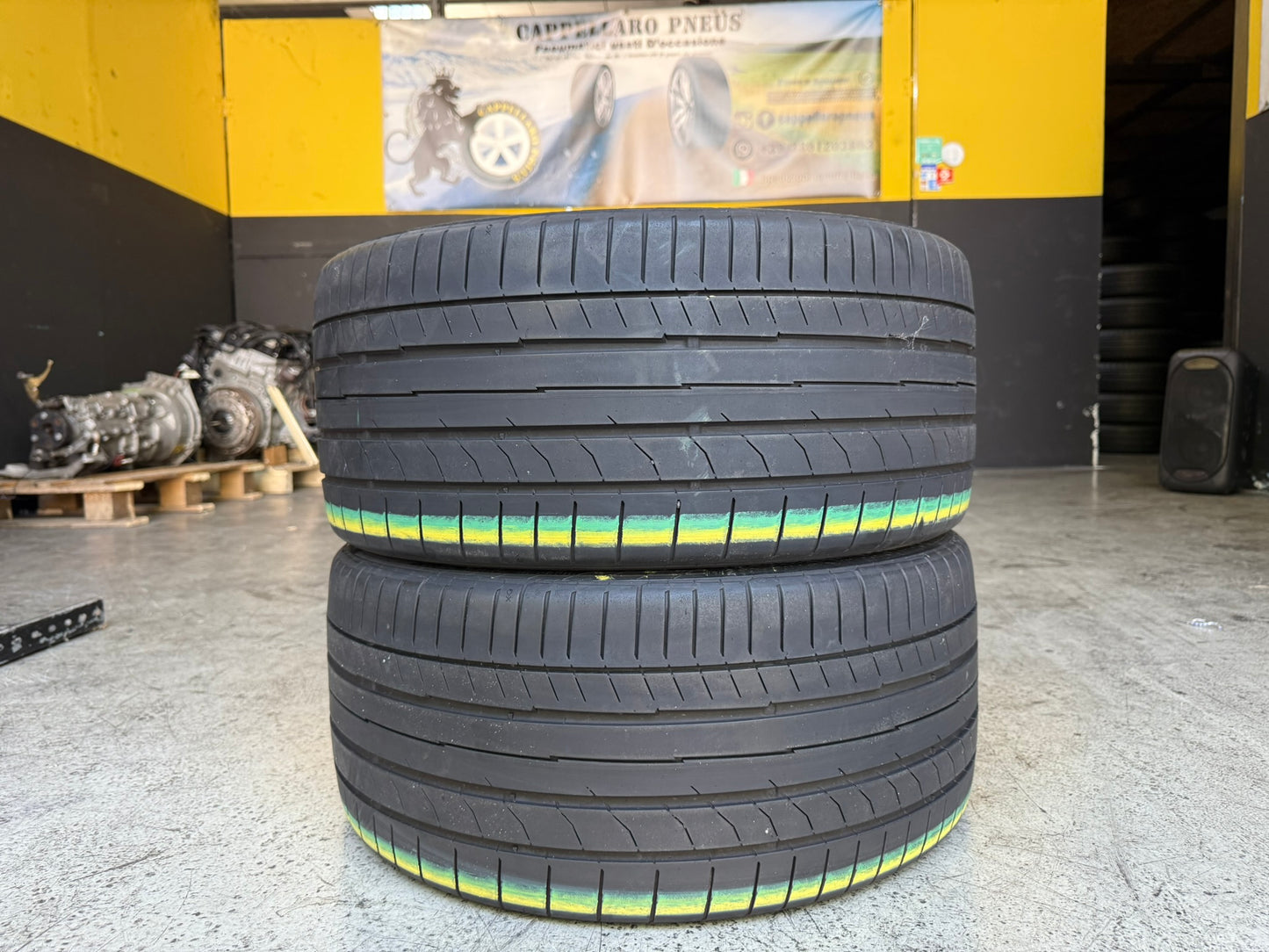 Usato: 2 Gomme 245/35R18 92Y XL Continental Estive 80% residui