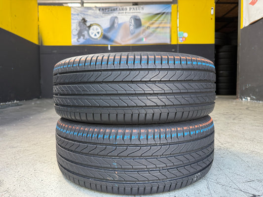 Usato: 2 Pneumatici Continental UltraContact 195/55R16 87V Estivi 90% residui