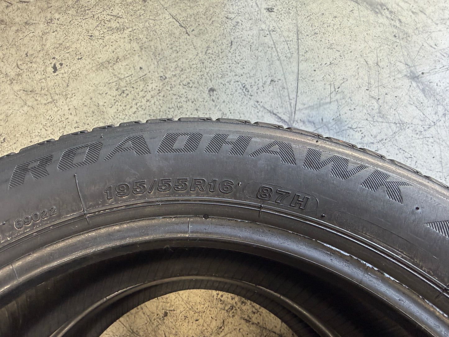 Usato: 2 Pneumatici Firestone Roadhawk 195/55R16 87H Estivi 85% residui