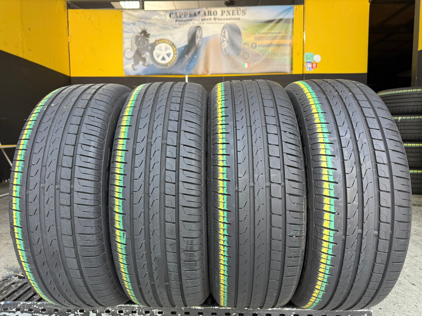Usato: 4 Gomme 205/55R17 91V Pirelli Estive 85% residui