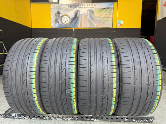 4 Gomme 225/40R18 92Y + 245/35R18 88Y Runflat Bridgestone Estive 85% residui