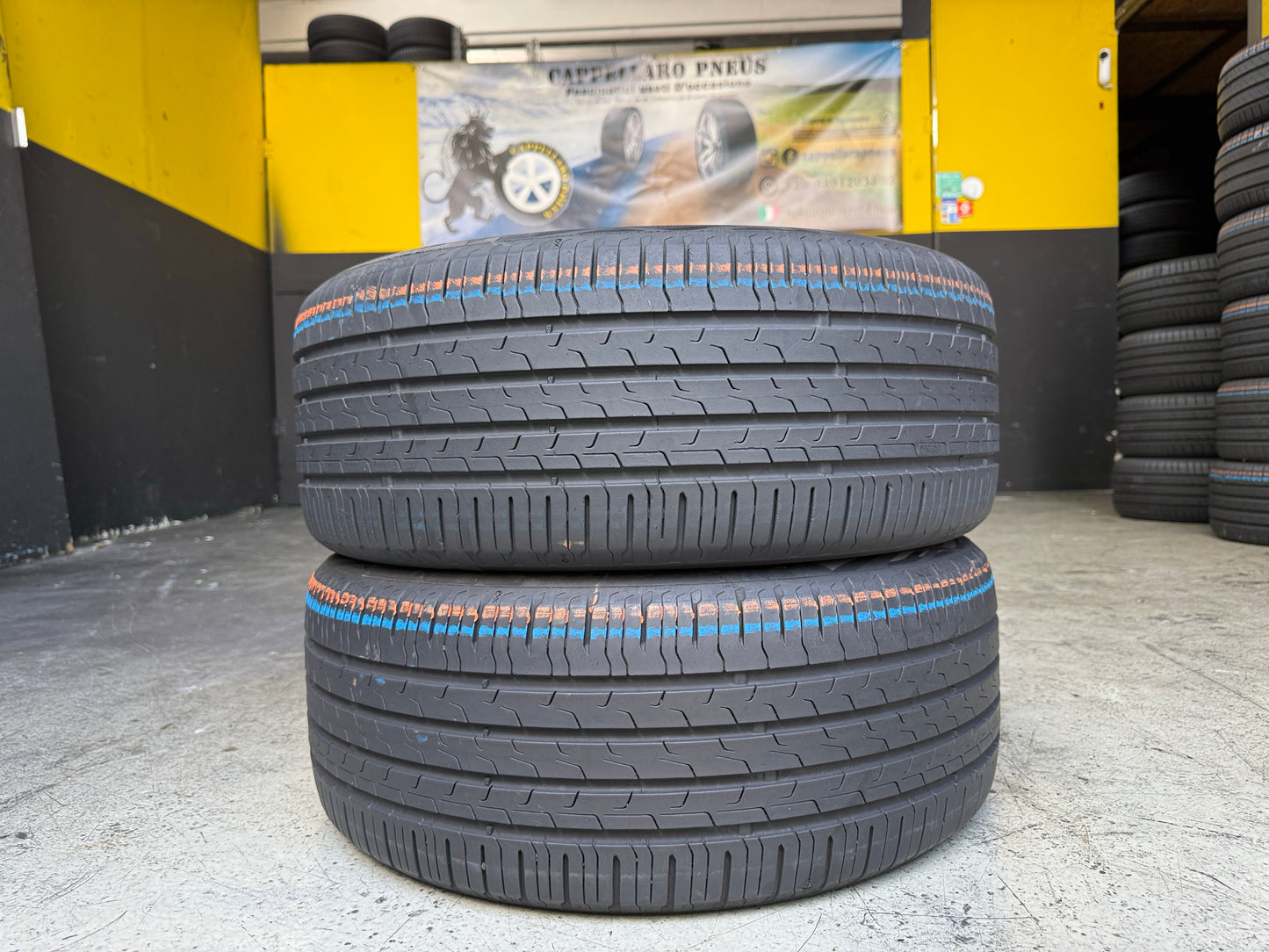 Usato: 2 Pneumatici Continental EcoContact 6 225/45R18 91W MO Estive 85% Residui