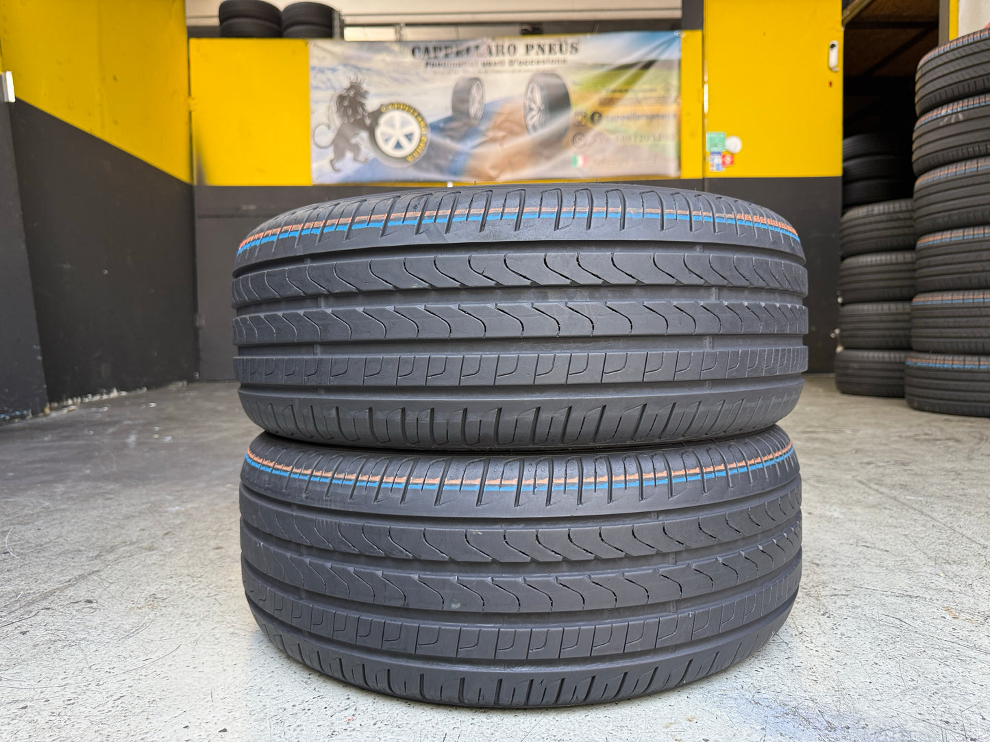 Usato: 2 Pneumatici Pirelli Cinturato P7 225/45R18 91W MO Estive 85% Residui