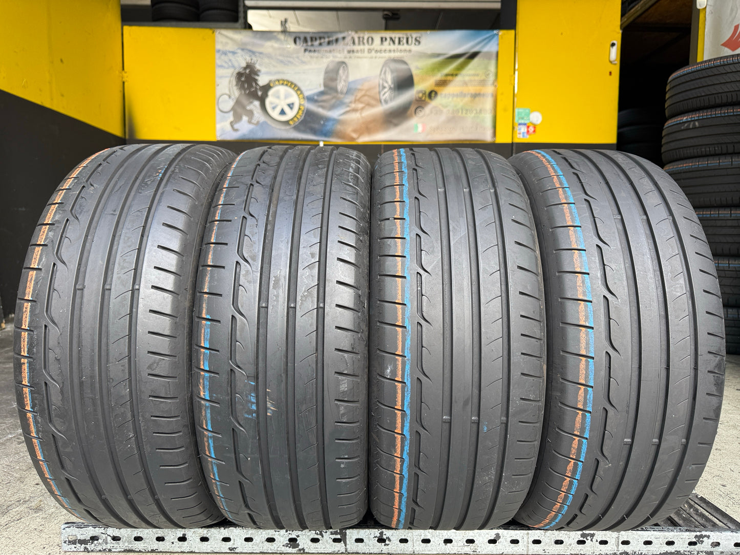 Usato: 4 Pneumatici Dunlop Sport Maxx RT 225/45R19 96W XL Estive 90% Residui