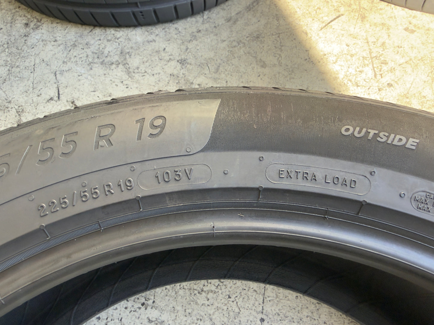 Usato: 4 Pneumatici Michelin e.Primacy 225/55R19 103V XL Estivi 90% residui DOT 2024