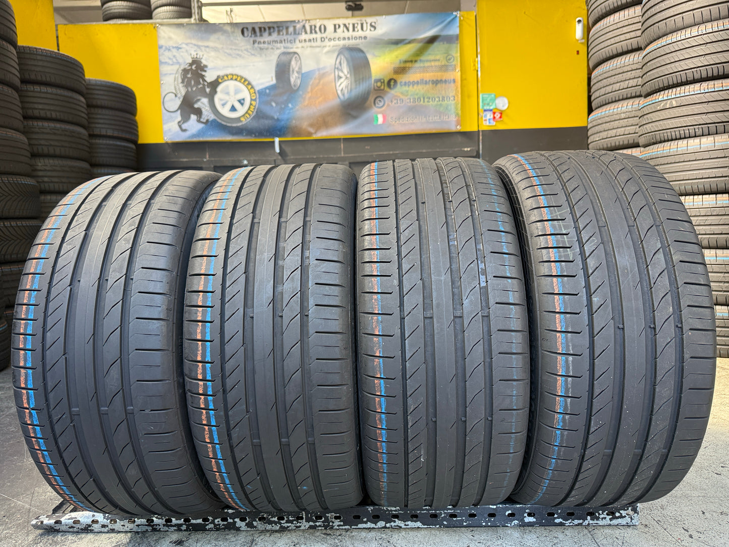 4 Pneumatici Continental ContiSportContact 5 ContiSeal 255/40R20 101V XL Estivi 85% residui
