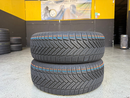 Usato: 2 Gomme 195/55R16 87H Michelin Invernale 95% residui