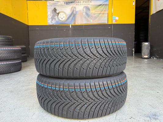 Usato: 2 Gomme 195/55R16 91H XL Hankook Invernale 90% residui