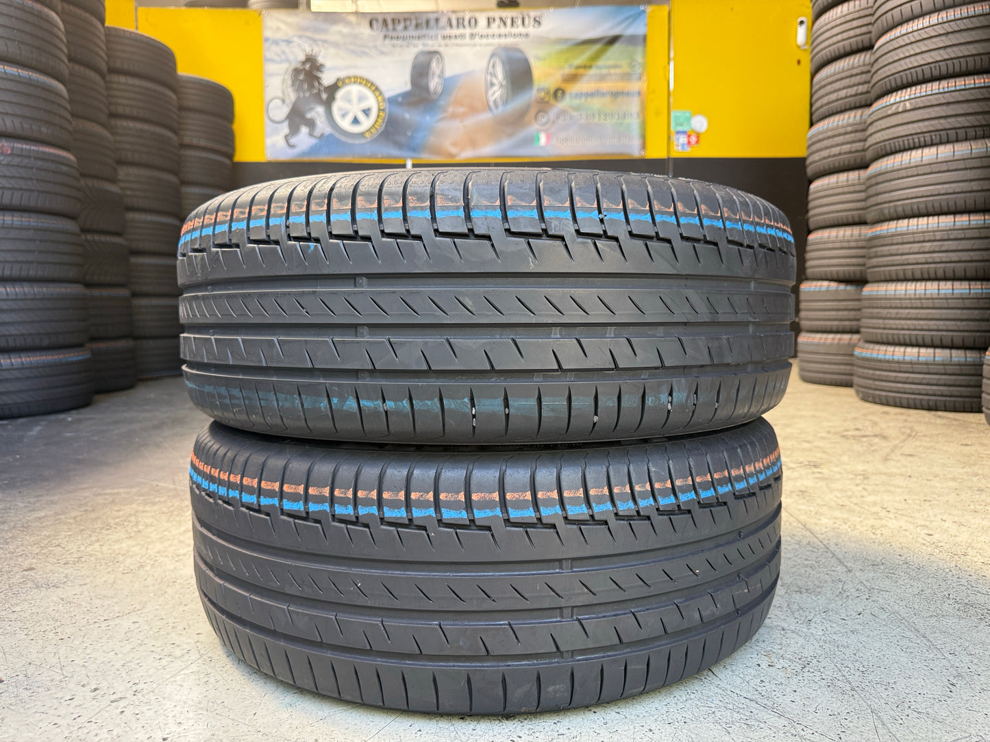 Usato: 2 Pneumatici Continental PremiumContact 6 225/55R19 103V XL Estivi 80% residui