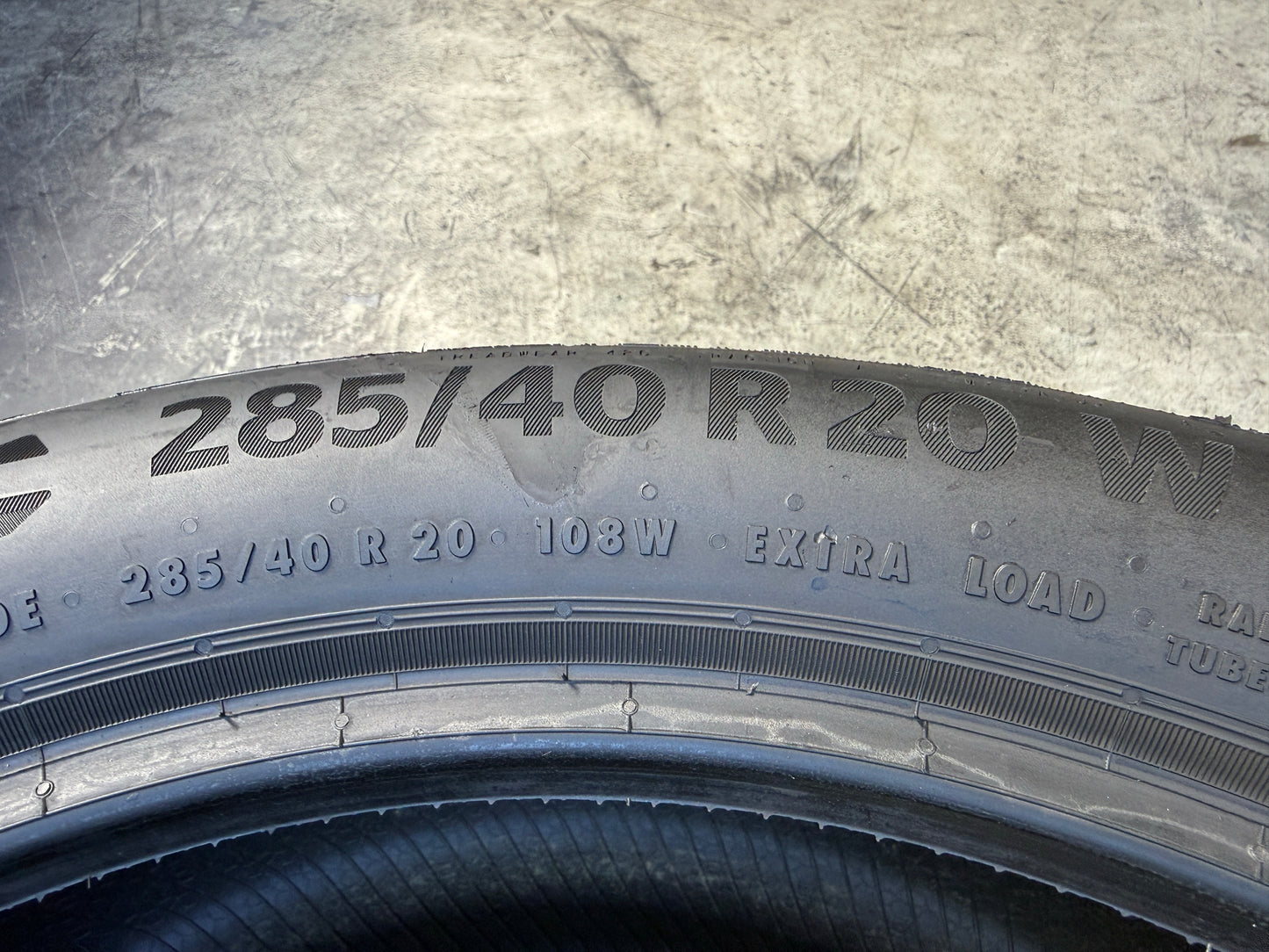Usato: 2 Pneumatici Continental EcoContact 6Q 285/40R20 108W XL MO EVc Estivi 90% residui