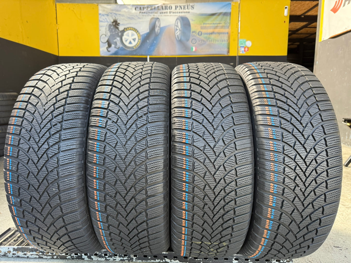 Usato: 4 Gomme 225/55R19 99V Bridgestone Invernale 90% residui