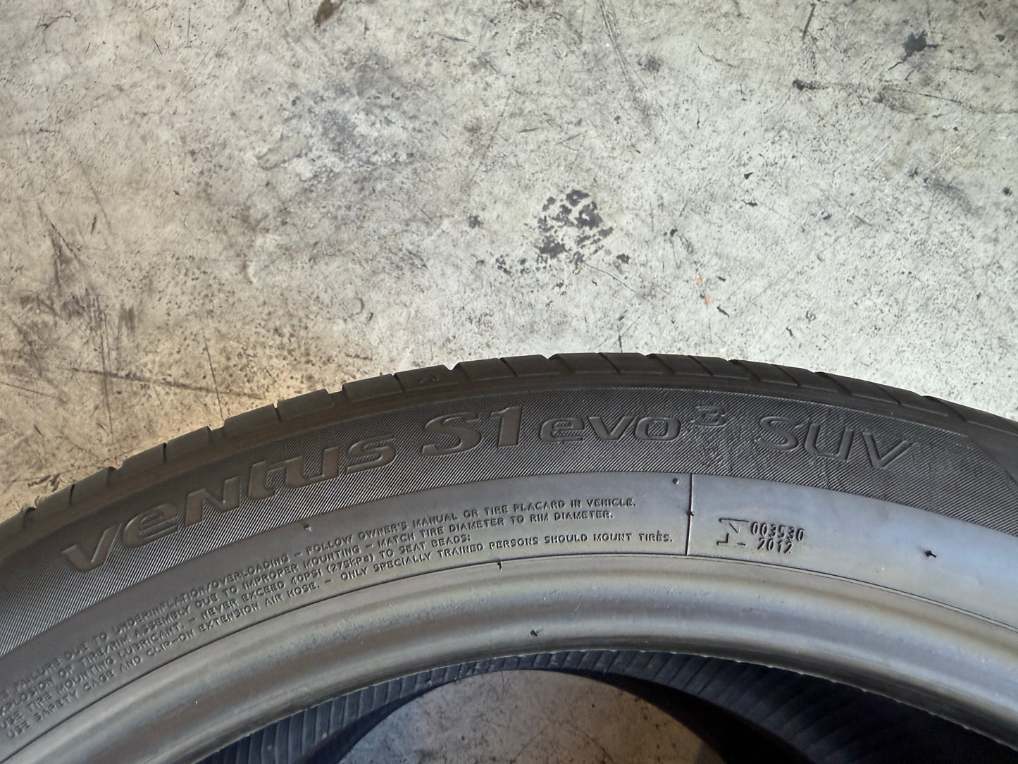 Usato: 2 Pneumatici Hankook Ventus S1 evo3 SUV 315/35R21 111Y XL Runflat BMW * Estivi 85% residui