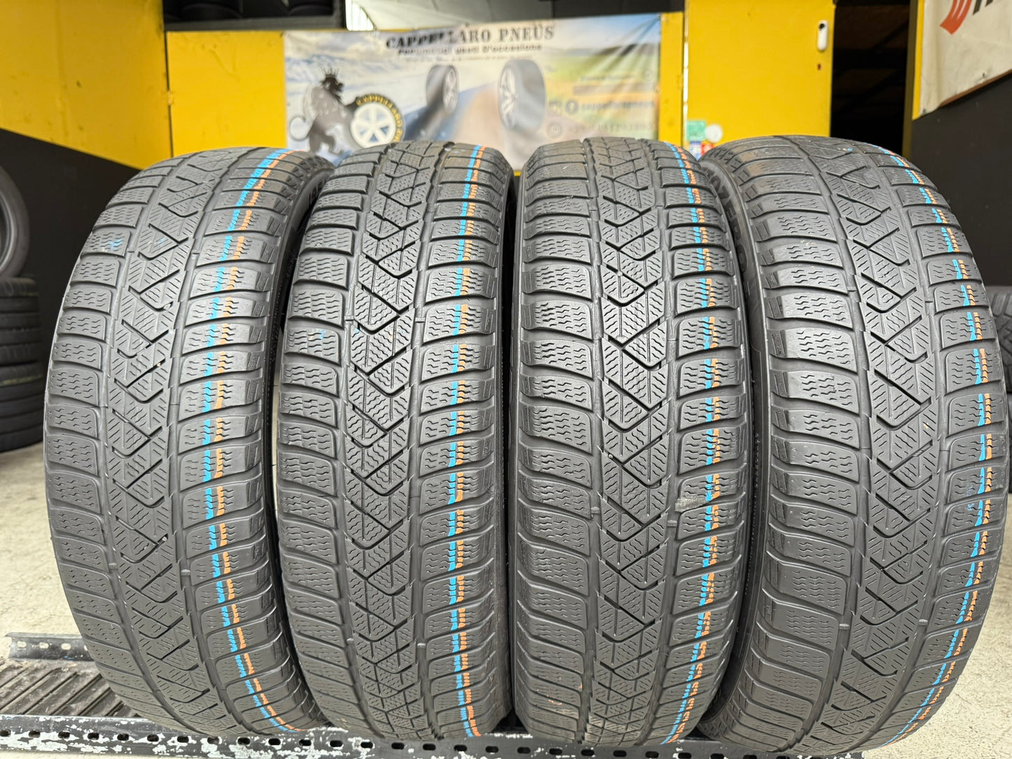 Usato: 4 Gomme 195/55R20 95H XL Pirelli Invernali 65-80% residui