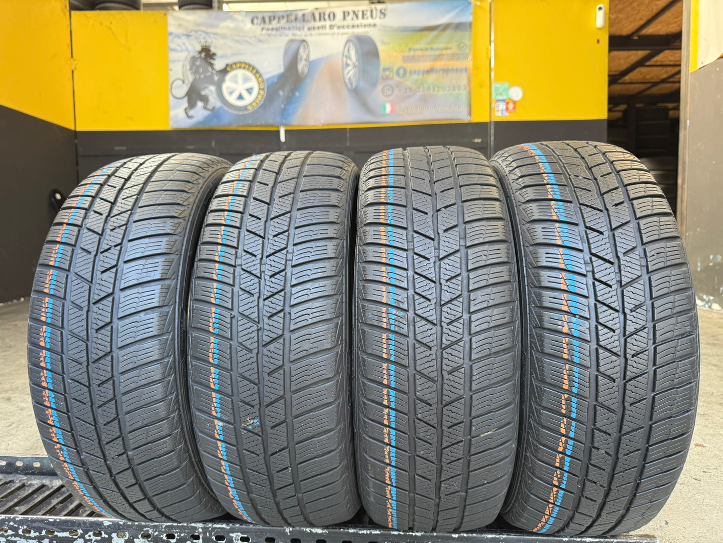 Usato: 4 Gomme 185/55R15 82T Barum Invernali 75% residui