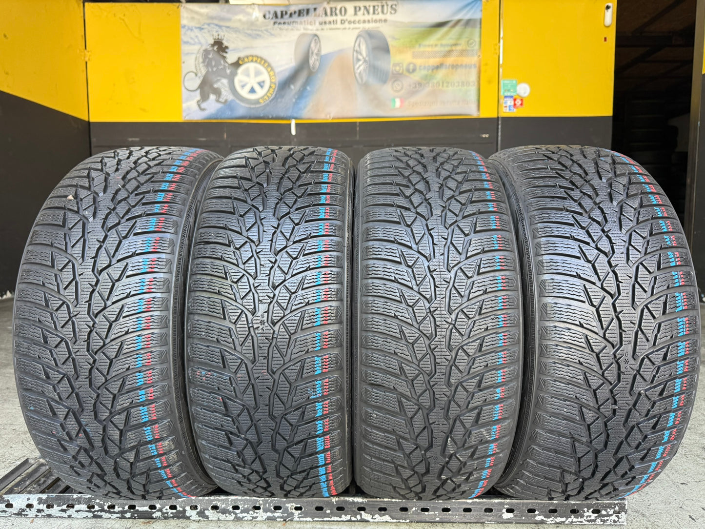 Usato: 4 Gomme 225/45R18 95V XL Nokian Invernali 95% residui