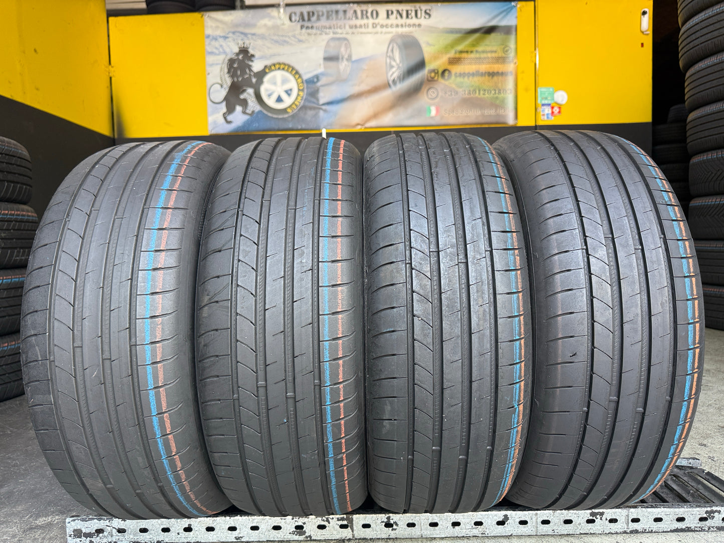 Usato: 4 Pneumatici Goodyear Eagle F1 Asymmetric 5 215/50R18 96W XL Estivi 80/85% Residui