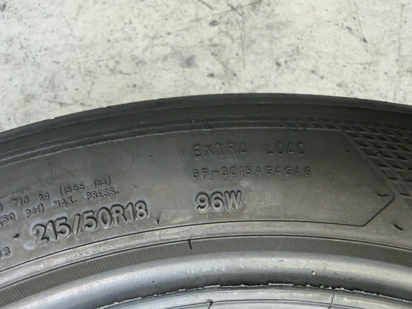Usato: 4 Pneumatici Goodyear Eagle F1 Asymmetric 5 215/50R18 96W XL Estivi 80/85% Residui
