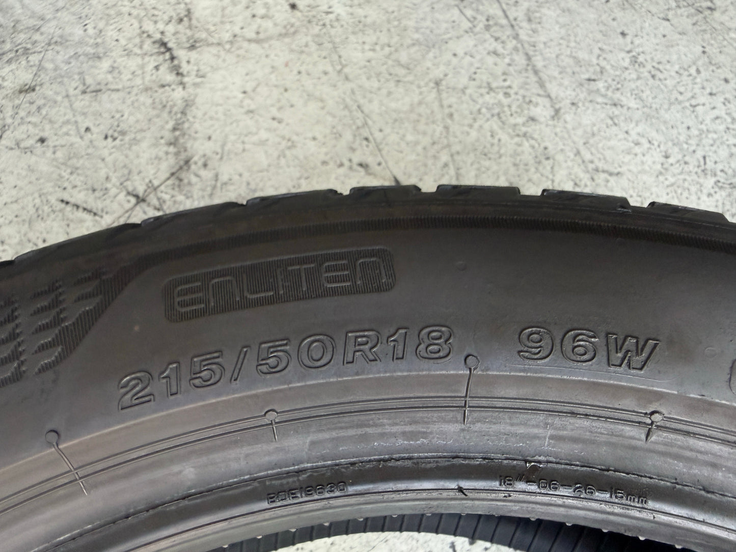 Usato: 4 Pneumatici Bridgestone Turanza Eco 215/50R18 96W XL Enliten EV Estivi 85/90% Residui