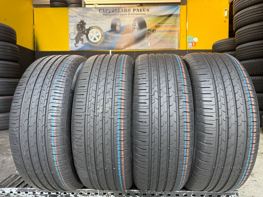 Usato: 4 Pneumatici Continental EcoContact 6 EVc 215/50R18 96V XL Estivi 90% Residui DOT 2024 / 2023