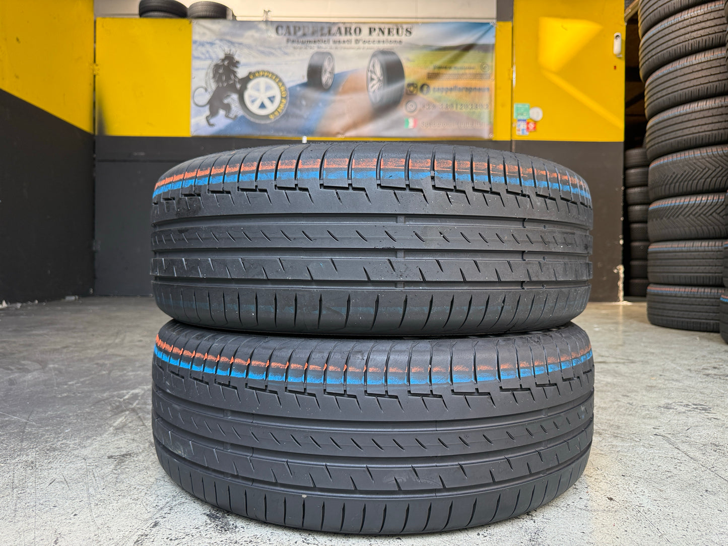 Usato: 2 Pneumatici Continental PremiumContact 6 225/60R18 104V XL Estivi 85% Residui DOT 2025