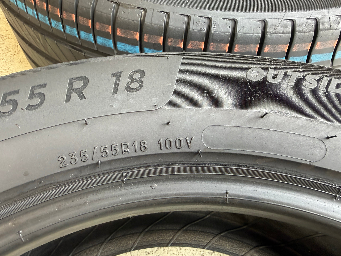 Usato: 4 Pneumatici Michelin Primacy 4 235/55R18 100V AO1 Estive 85% Residui