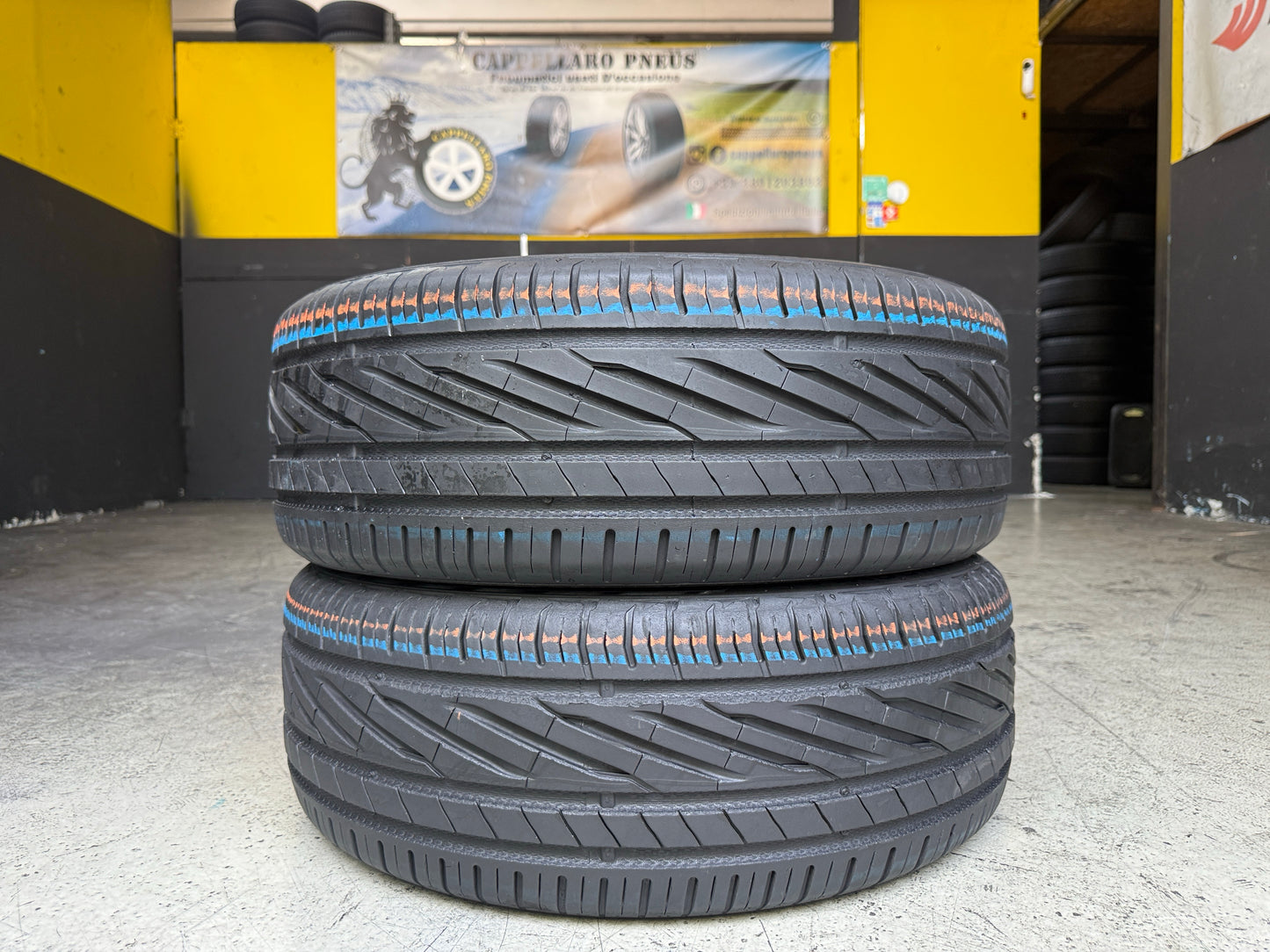 Usato: 2 Pneumatici Uniroyal RainSport 5 215/55R18 99V XL Estive 90% Residui