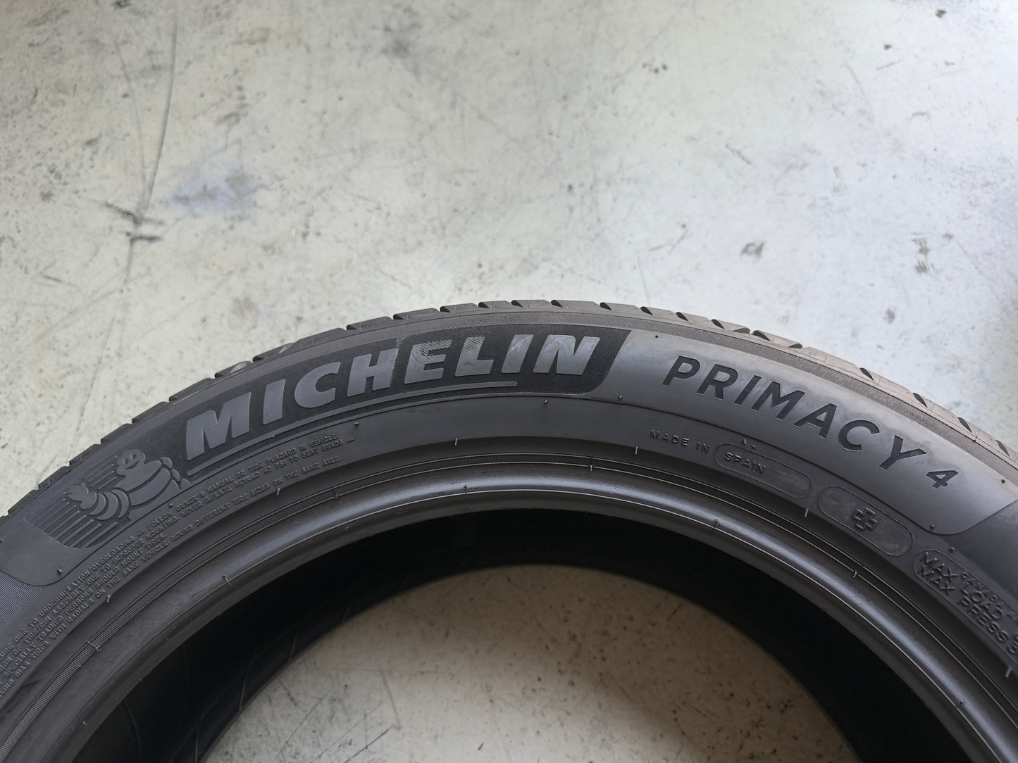 Usato: 4 Pneumatici Michelin Primacy 4 225/55R18 102V XL Estive 85% Residui DOT 2024