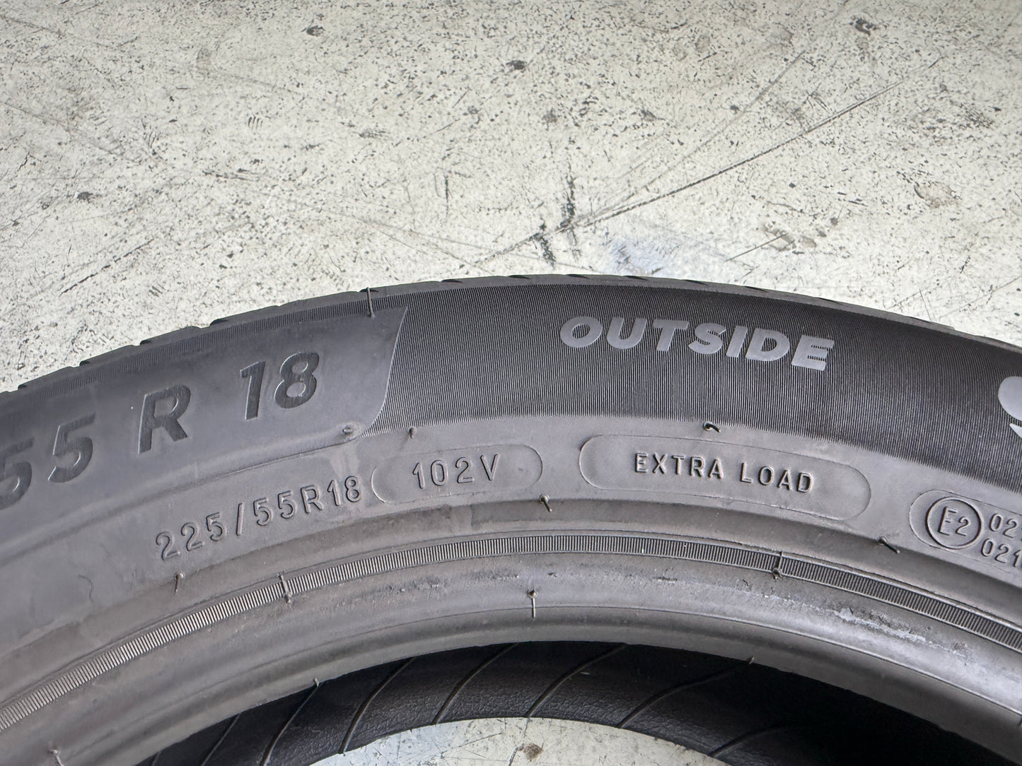 Usato: 4 Pneumatici Michelin Primacy 4 225/55R18 102V XL Estive 85/90% Residui
