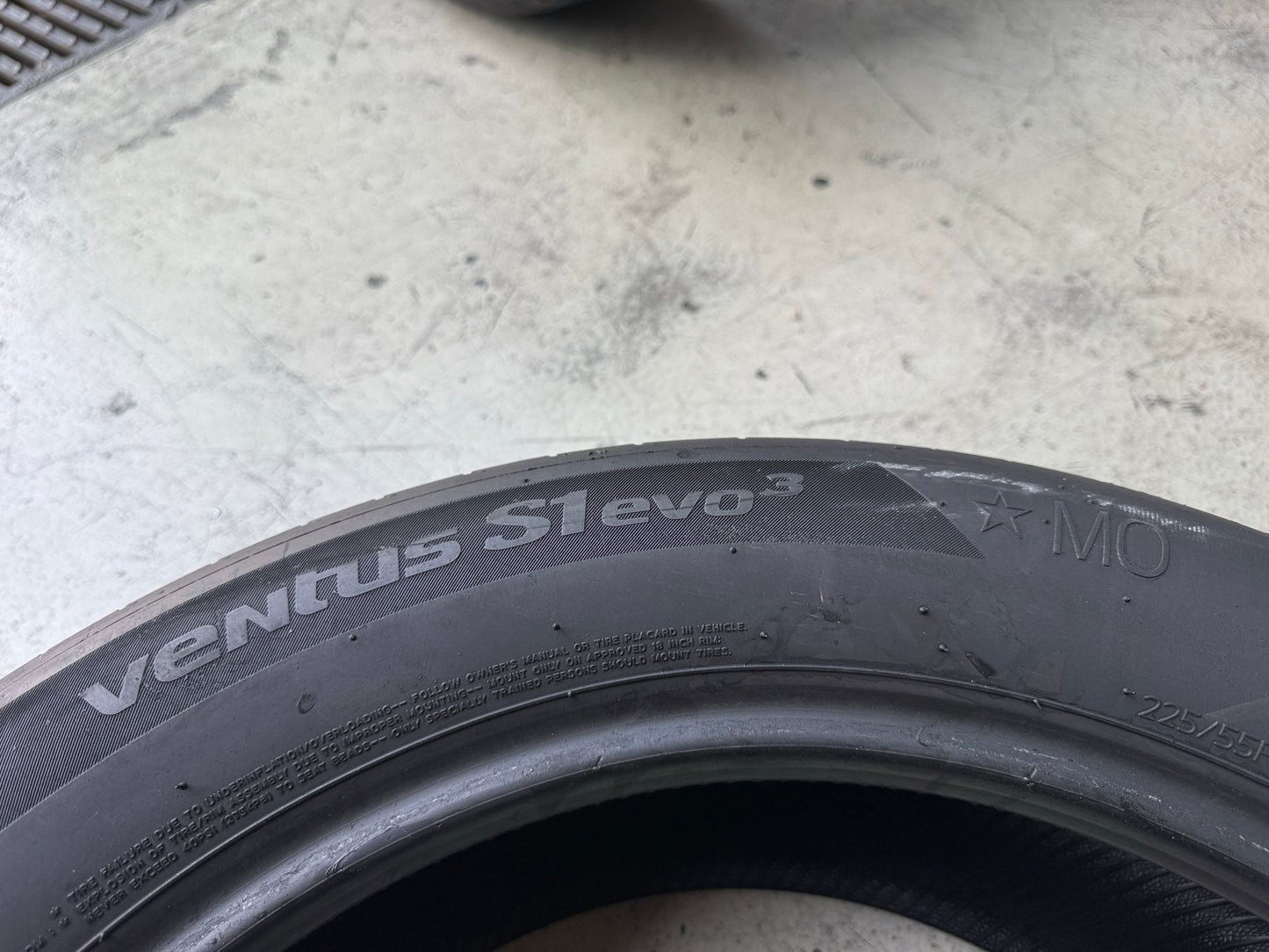 Usato: 4 Pneumatici Hankook Ventus S1 Evo3 K127 225/55R18 102Y XL Estive 90% Residui DOT 2023/2024
