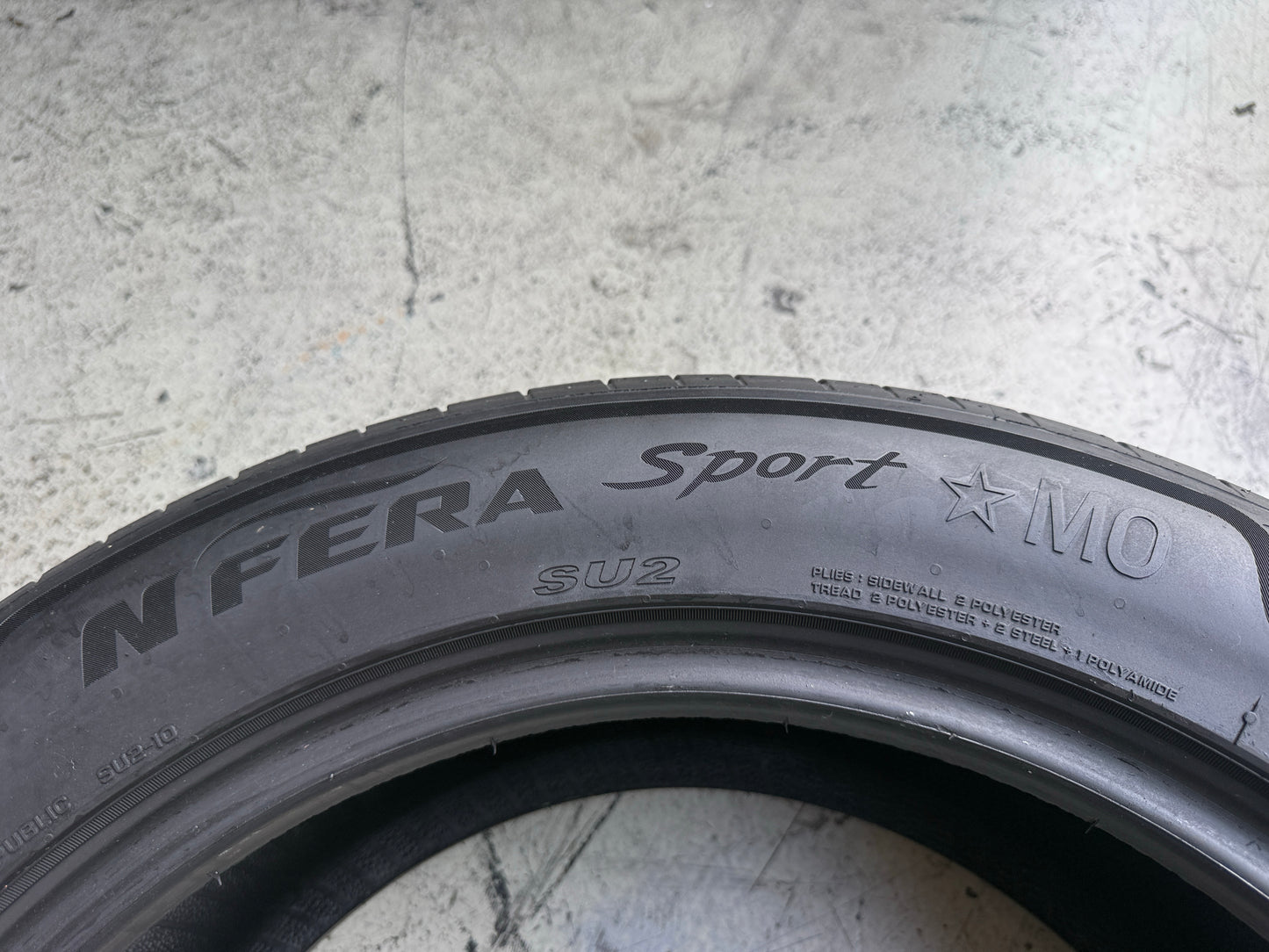 Usato: 4 Pneumatici Nexen N'Fera Sport SU2 225/55R18 102Y XL Estive 95% Residui DOT 2024
