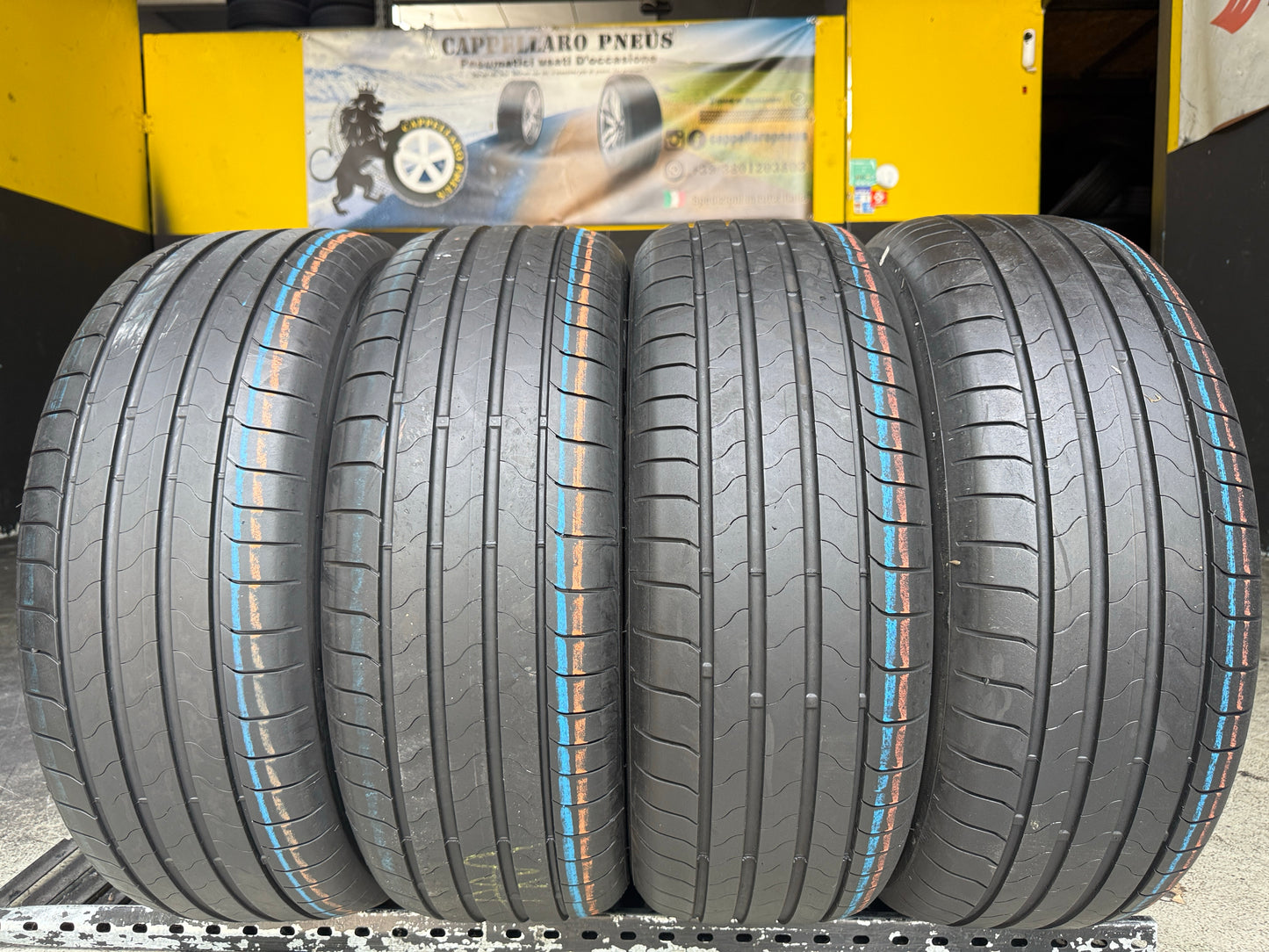 Usato: 4 Pneumatici Bridgestone Turanza 6 225/55R18 98V Estive 90% Residui