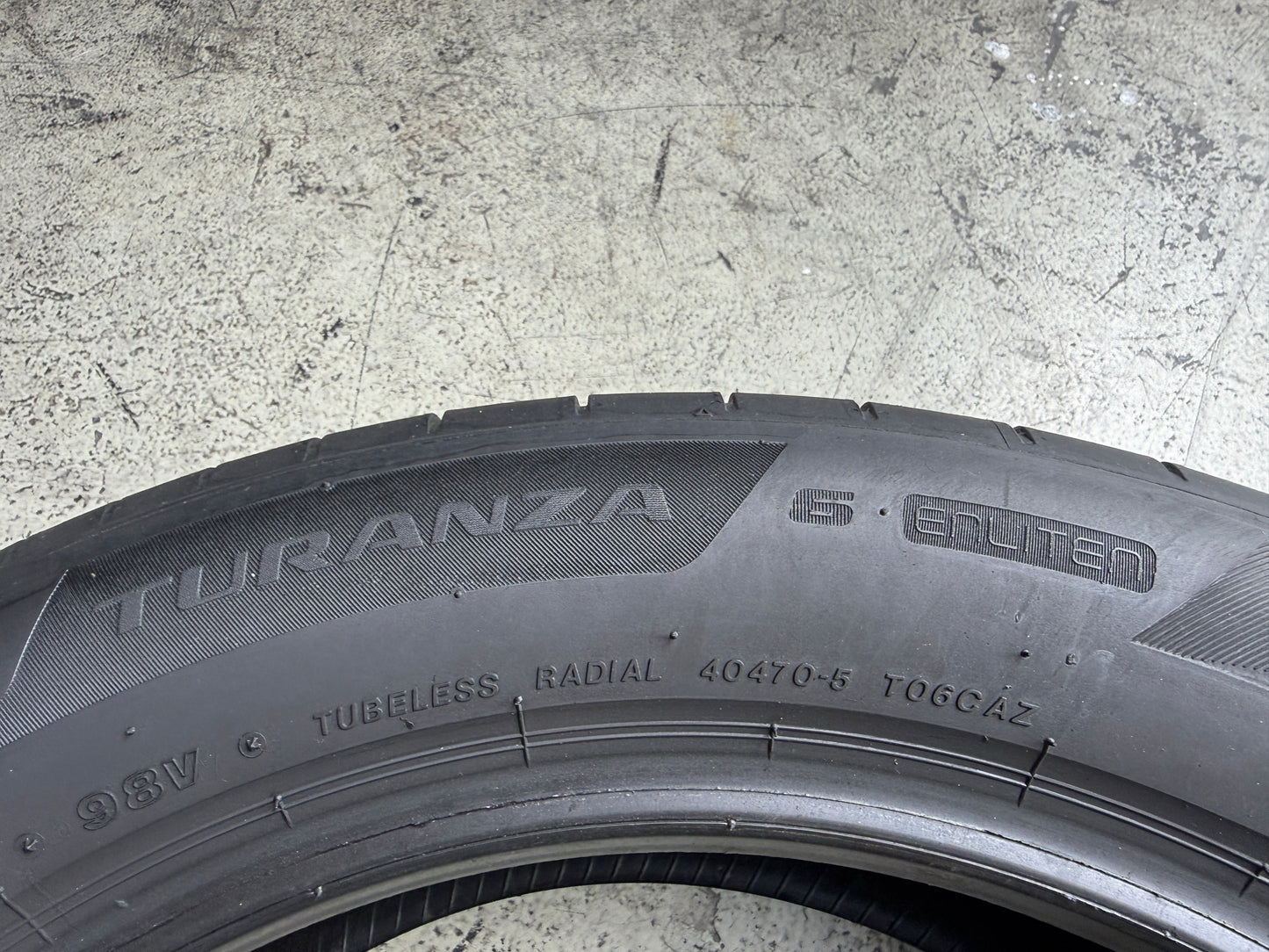 Usato: 4 Pneumatici Bridgestone Turanza 6 225/55R18 98V Estive 90% Residui