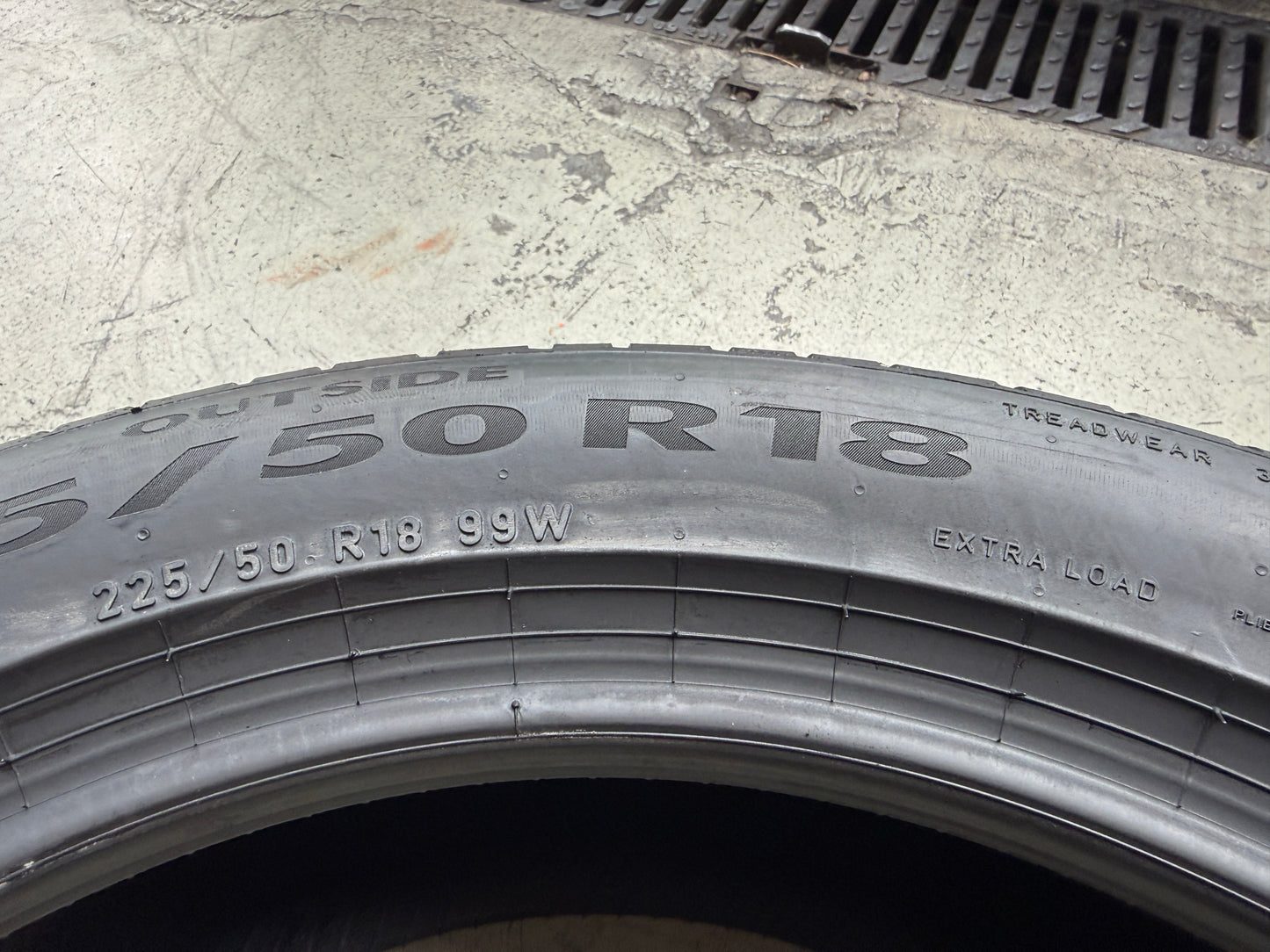 Usato: 4 Pneumatici Pirelli Cinturato P7 C2 225/50R18 99W XL * BMW Estivi 85% Residui