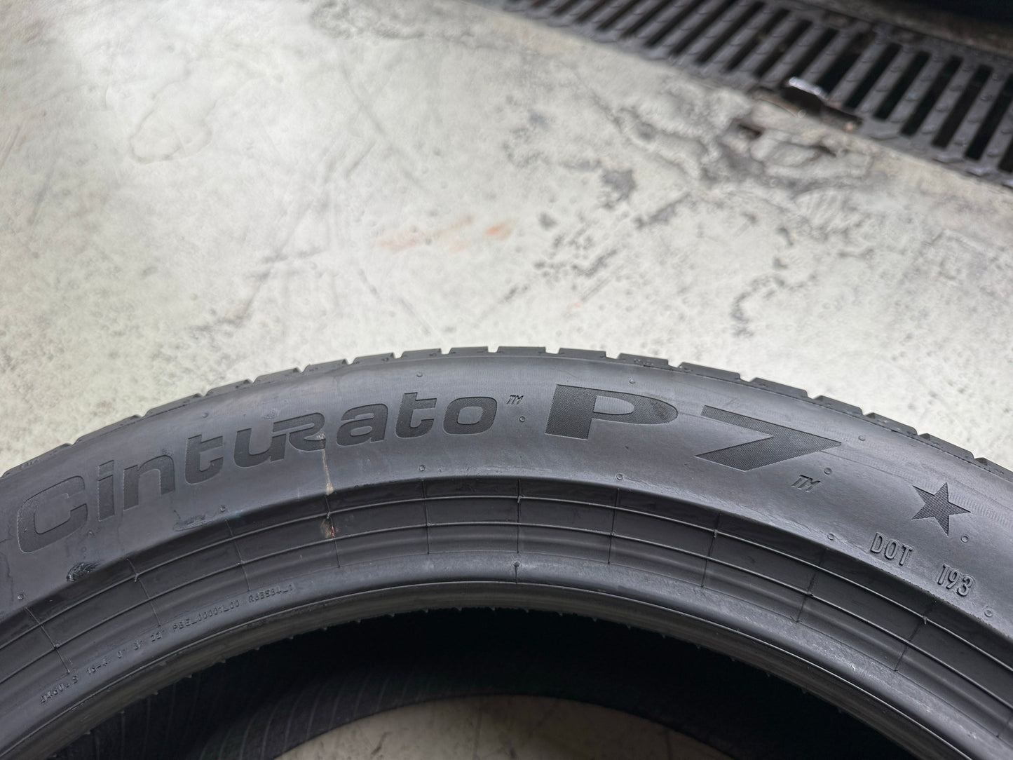 Usato: 4 Pneumatici Pirelli Cinturato P7 C2 225/50R18 99W XL * BMW Estivi 85% Residui
