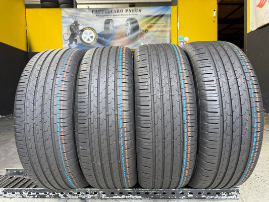 Usato: 4 Pneumatici Continental EcoContact 6 205/55R17 91V Estivi 85-90% Residui
