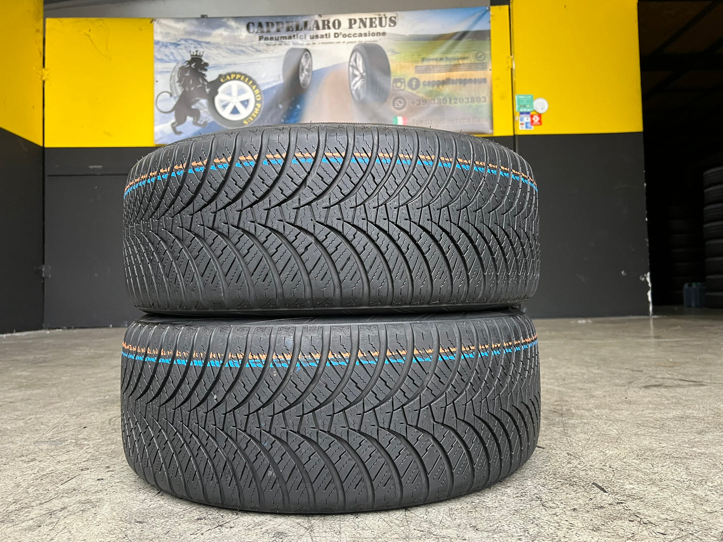 Usato: 2 Gomme 205/45R17 88V XL Falken 4 Stagioni 85% residui