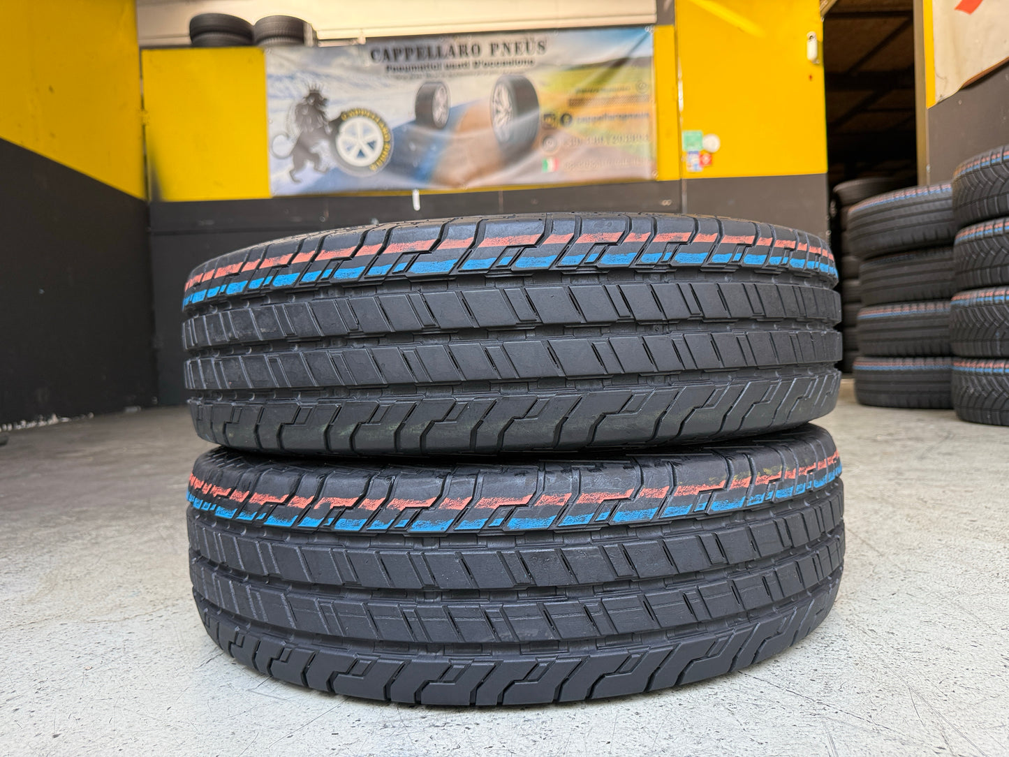 Usato: 2 Pneumatici Continental ContiVanContact 100 195/75R16C 110/108R 10PR Estivi 95% Residui