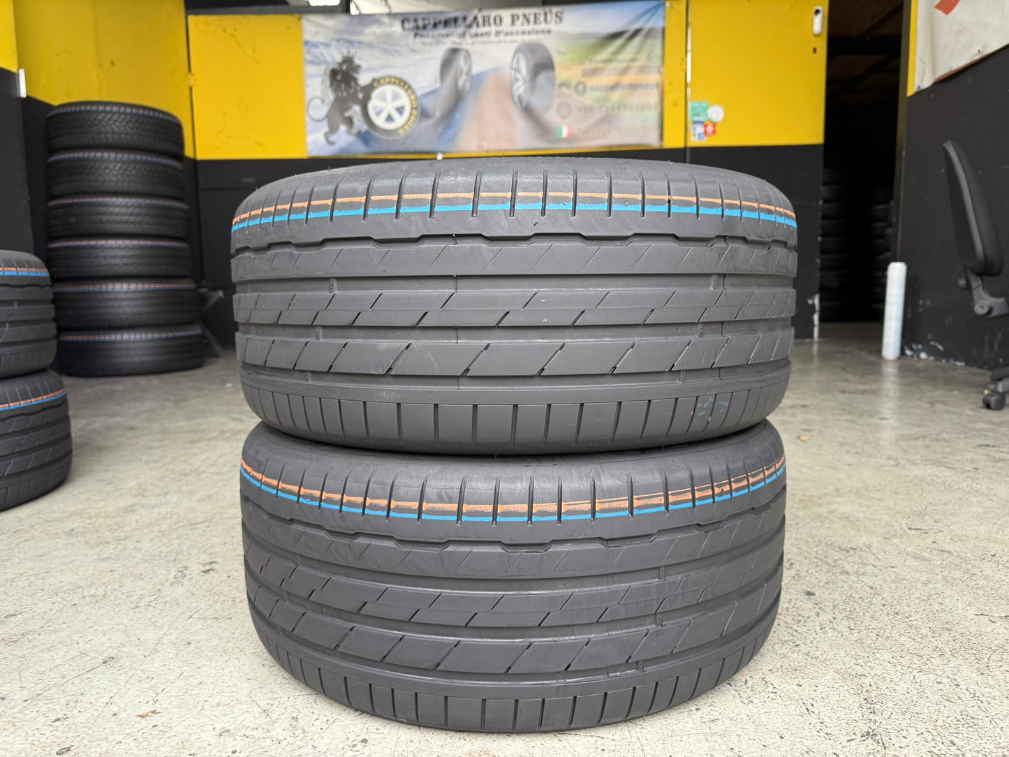 Usato: 2 Gomme 255/40R19 100Y XL Hankook Estive 70% residui