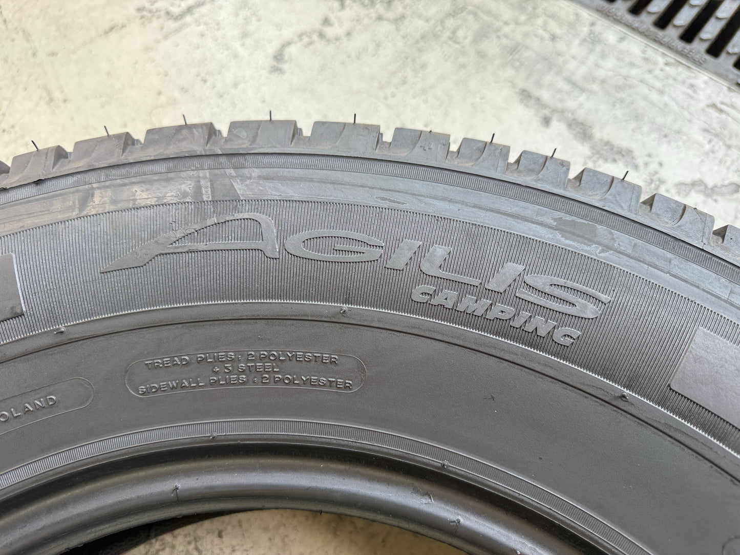 Usato: 4 Pneumatici Michelin Agilis Camping / Agilis 225/75R16C 80% Residui