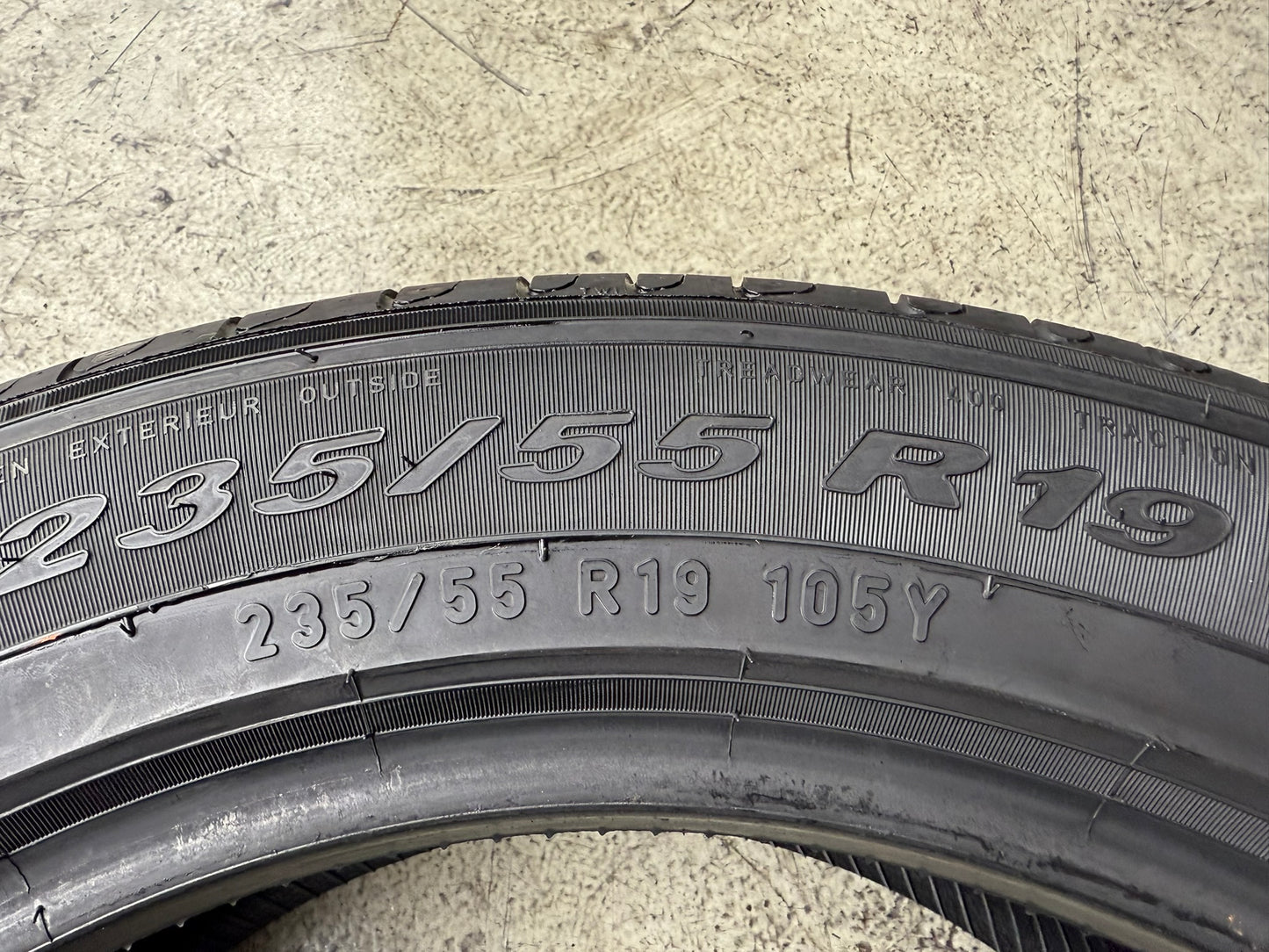 Usato: 4 Gomme 235/55R19 105Y XL Pirelli 75-85% residui