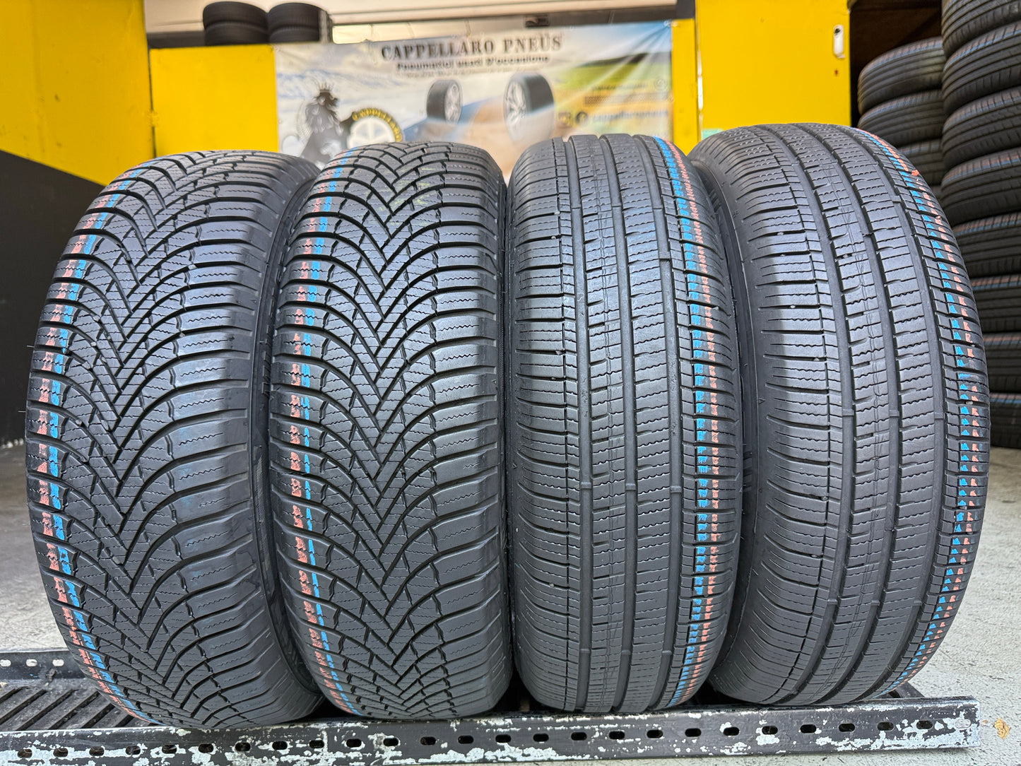 Usato: 4 Pneumatici Dunlop / Firestone 185/65R15 92H XL 4 Stagioni 85% Residui
