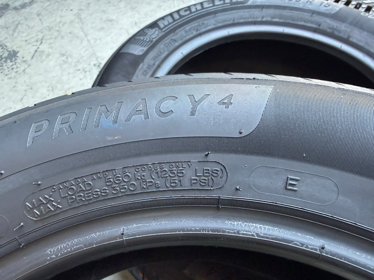 Usato: 4 Pneumatici Michelin Primacy 4 185/65R15 88H Estive 85% Residui