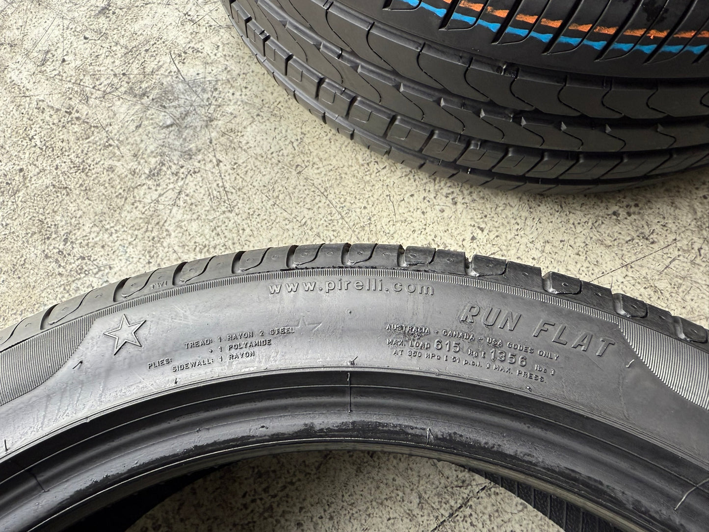 Usato: 4 Gomme 255/40R18 95Y + 225/45R18 91Y Pirelli Runflat estive 99% residui
