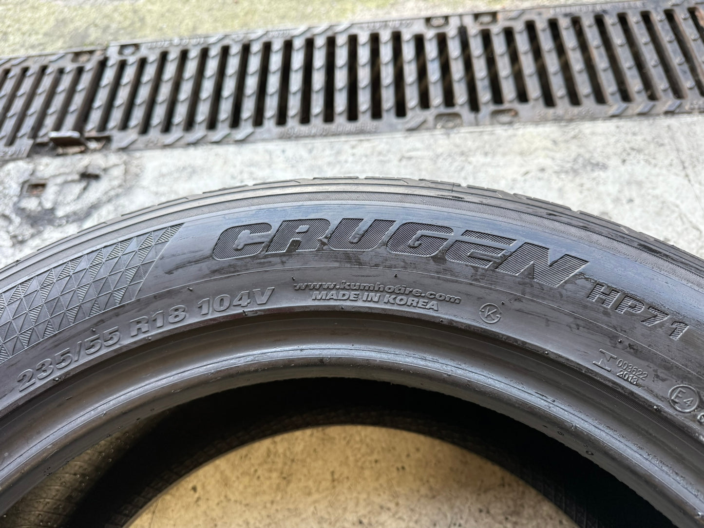 Usato: 4 Gomme 235/55R18 104V XL Kumho 4 Stagioni 95% residui
