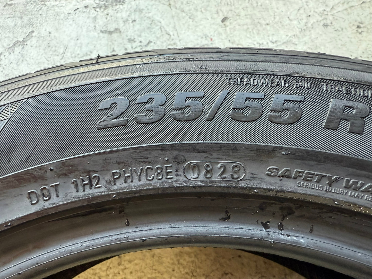 Usato: 4 Gomme 235/55R18 104V XL Kumho 4 Stagioni 95% residui