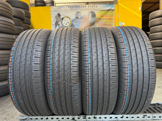 Usato: 4 Pneumatici Continental EcoContact 6 205/60R16 96H XL EVc Estive 95% Residui DOT 2025