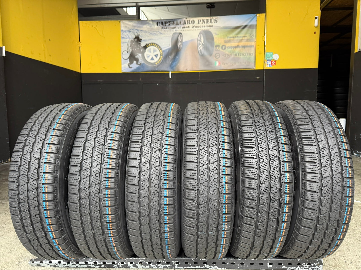 Usato: 6 Gomme 185R15C 103/102R Maxxis Invernali 90% residui