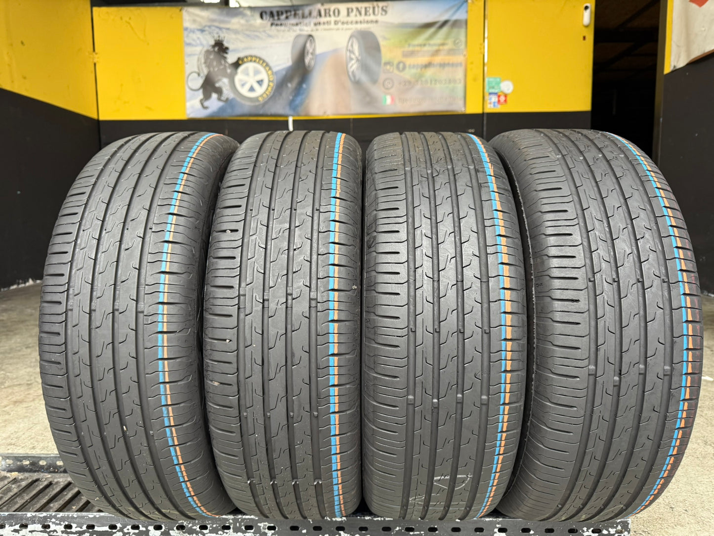 Usato: 4 Gomme 205/60R16 92V–96H Continental Estive 85–95% residui